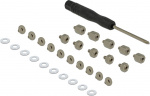 Delock Mounting Kit 31 pieces for M.2 SSD / Module Delock Mounting Kit 31 pieces for M.2 SSD / Module