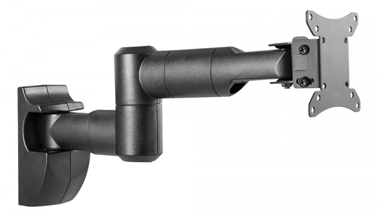 DELTACO OFFICE näytön seinäteline, kaapelien läpivienti, 13