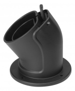 DELTACO sähköauton latausliittimen kulmapidike, Type 2, musta DELTACO sähköauton latausliittimen kulmapidike, Type 2, musta