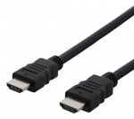 DELTACO HDMI-kaapeli, CCS, HDMI High Speed w/Ethernet, 2,0m, musta