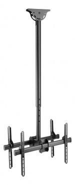 DELTACO OFFICE kahden näytön kattoteline, 37