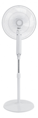 NORDIC HOME lattiatuuletin, kaukosäädin, 40cm, ajastin, valkoinen NORDIC HOME lattiatuuletin, kaukosäädin, 40cm, ajastin, valkoinen