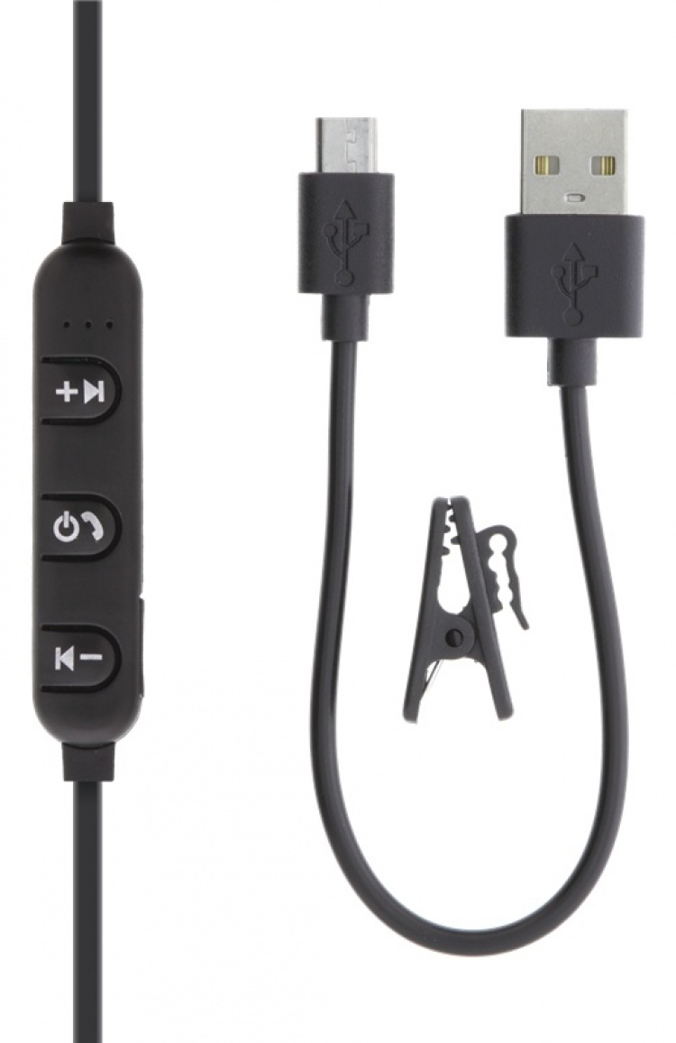 STREETZ BT-kuulokemikrofoni, stay-in-ear, ohjauspainikkeet, musta