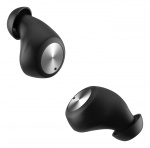 STREETZ täyslangattomat nappikuulokkeet, latauskotelo, BT 5, musta