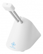 DELTACO GAMING WA90 hiiren kaapelipidike, säädettävä jousivarsi, valk.