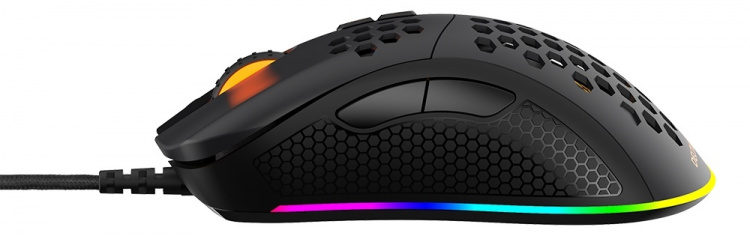 DELTACO GAMING DM210 lightweight gaming mouse, RGB, black
