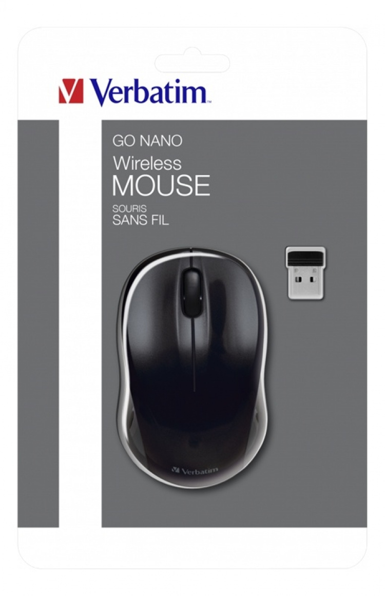 Verbatim Go Nano Wireless Mouse Black
