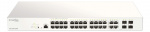 28-Port Gigabit PoE+ Nuclias Smart Managed Switch including 4x 1G Com