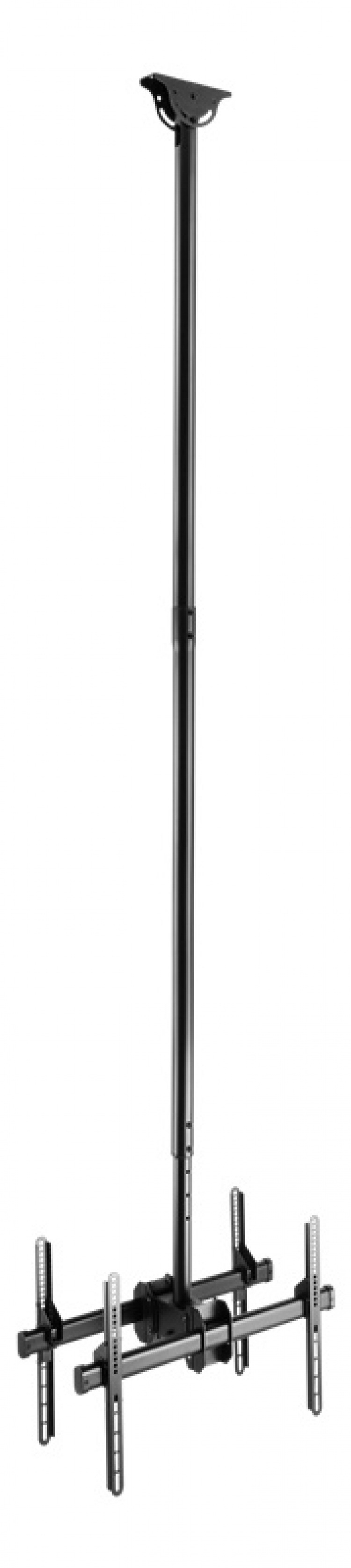 DELTACO OFFICE kahden näytön kattoteline, 37