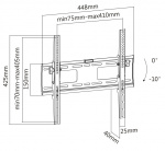 DELTACO näytön seinäkiinnike, 32 DELTACO näytön seinäkiinnike, 32