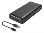 DELTACO varavirtalähde, 30 000 mAh, 1x USB-C, 2x USB-A, pikalataus DELTACO varavirtalähde, 30 000 mAh, 1x USB-C, 2x USB-A, pikalataus