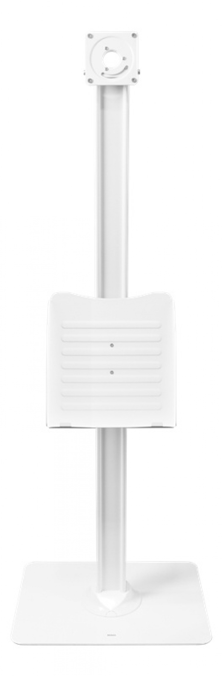 DELTACO OFFICE tabletin lattiajalusta, säädettävä esitetaso, valkoinen