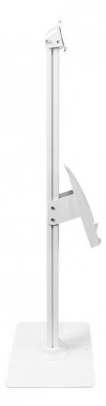 DELTACO OFFICE tabletin lattiajalusta, säädettävä esitetaso, valkoinen