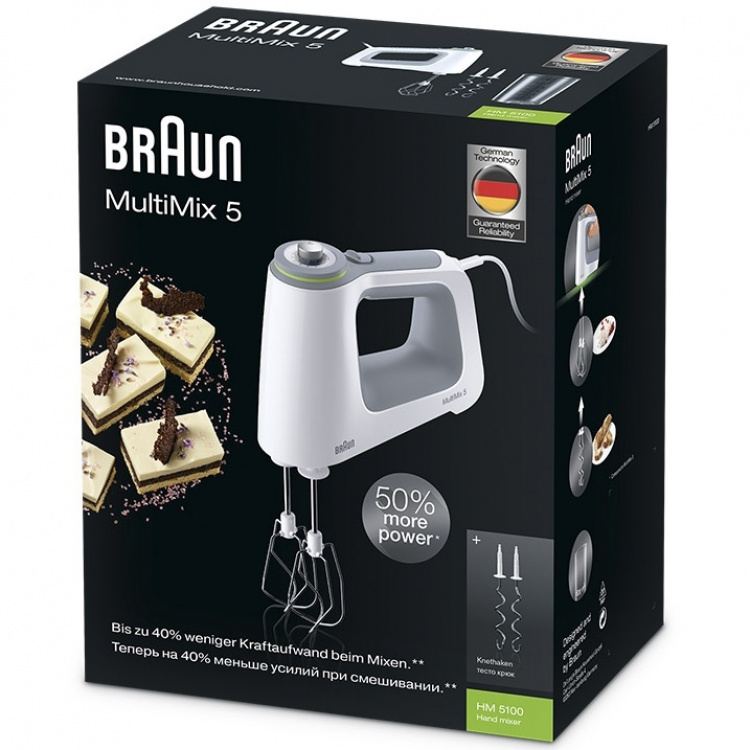 Braun Elvisp 750w Vit HM5100WH Braun Elvisp 750w Vit HM5100WH
