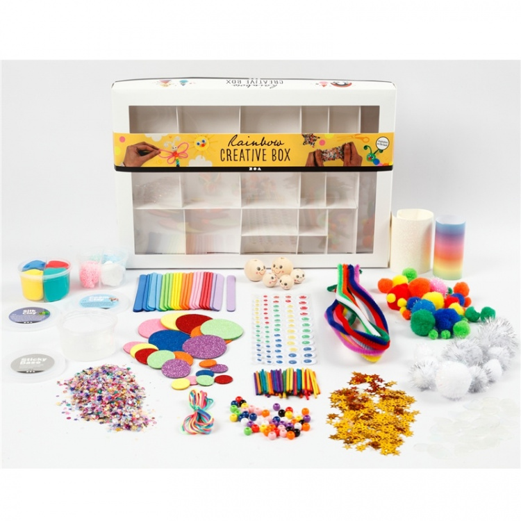 Colortime Kreativ ask, Regnbåge, 1 set