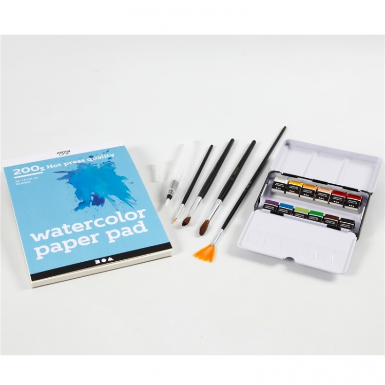 Colortime Lär dig måla med akvarell Colortime Lär dig måla med akvarell