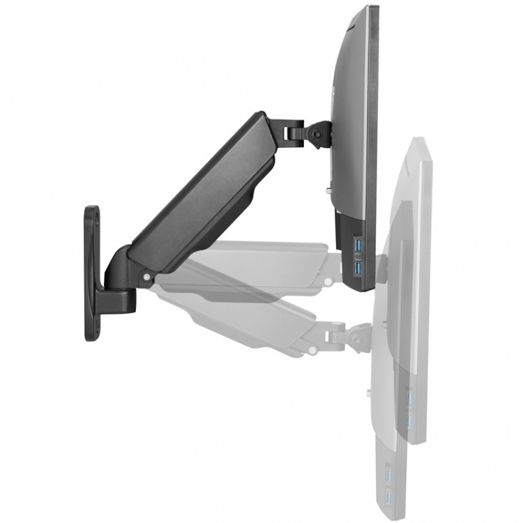 LogiLink Monitor arm Wall mount 17-32” gas spring 260mm