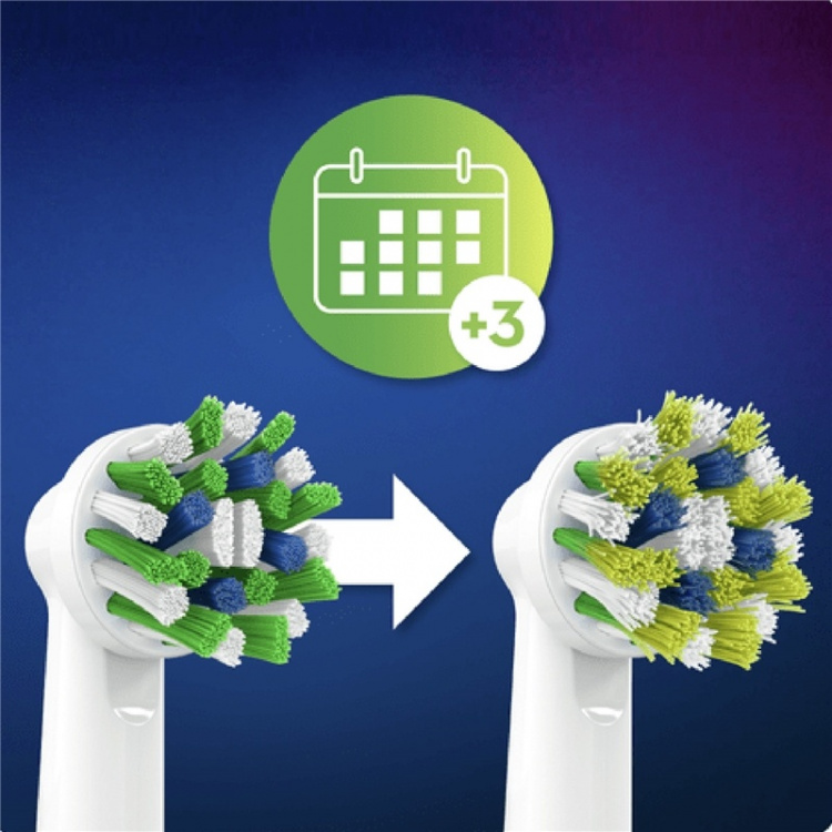 Oral B Borsthuvud Cross Action 3+3+3s
