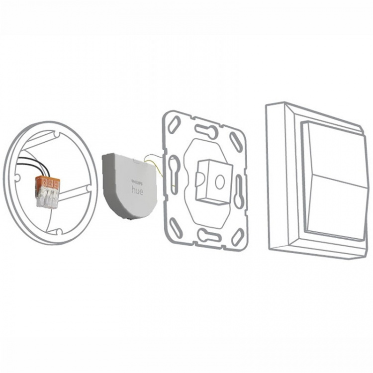 Philips Hue Wall switch module, seinäkytkinmoduuli 2 kpl pakkaus Philips Hue Wall switch module, seinäkytkinmoduuli 2 kpl pakkaus