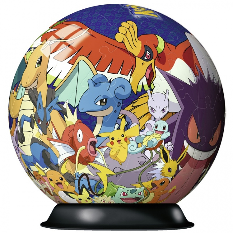 Ravensburger 3D Puzzle-Ball Pokémon 72p Ravensburger 3D Puzzle-Ball Pokémon 72p