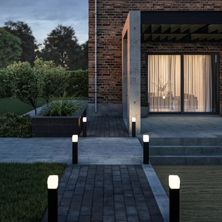 Smartwares Pylväs Pieni 50cm LED Alumiini Musta Smartwares Pylväs Pieni 50cm LED Alumiini Musta