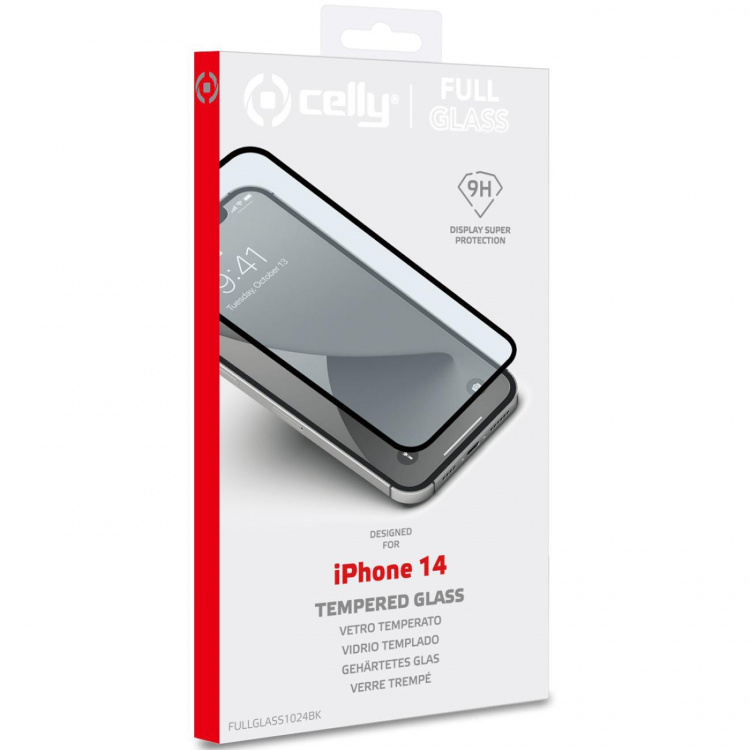 Celly Skärmskydd Härdat glas iPhone 14