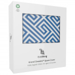 EcoViking Vauvan pinnasängyn suojus Ancient Blue