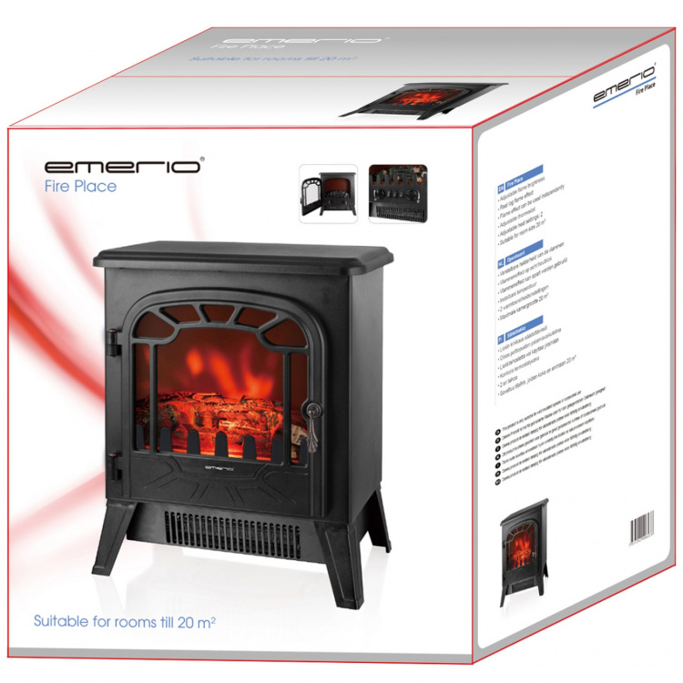 Emerio Dekorationsbrasa Värmefläkt 18