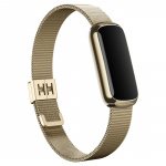 Fitbit Luxe, Metal Mesh Soft Gold (On