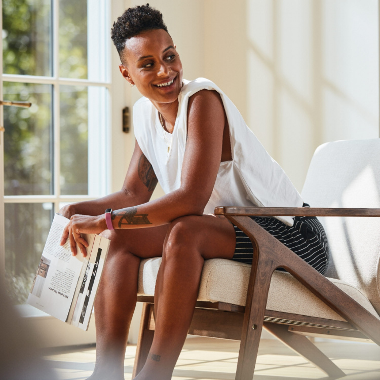 Fitbit Luxe, Orchid/Platinum