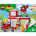 LEGO Duplo - Brandstation & Helikop