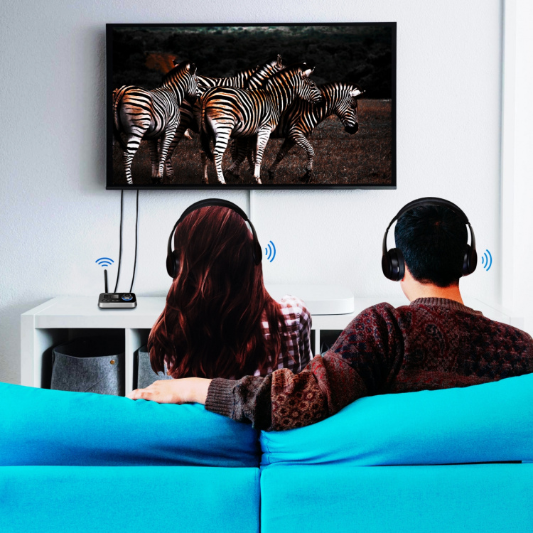 LogiLink Bluetooth 5.0 2-in-1 audiolähetin/vastaanotin LogiLink Bluetooth 5.0 2-in-1 audiolähetin/vastaanotin