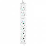 LogiLink Grenuttag 4+2-vägs med fotströ LogiLink Grenuttag 4+2-vägs med fotströ