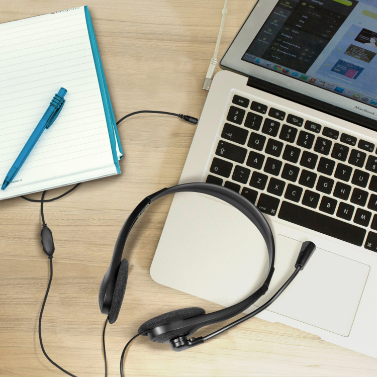 LogiLink PC-headset Stereo m mikrofon 1 LogiLink PC-headset Stereo m mikrofon 1