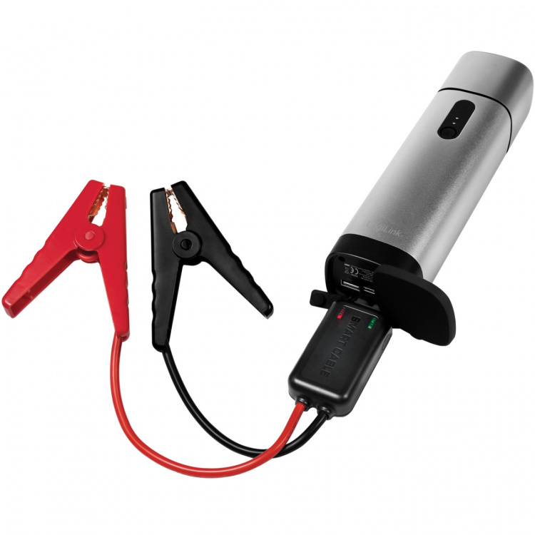 LogiLink Kannettava hyppykäynnistin autoihin Käynnistysvirta 300A LogiLink Kannettava hyppykäynnistin autoihin Käynnistysvirta 300A