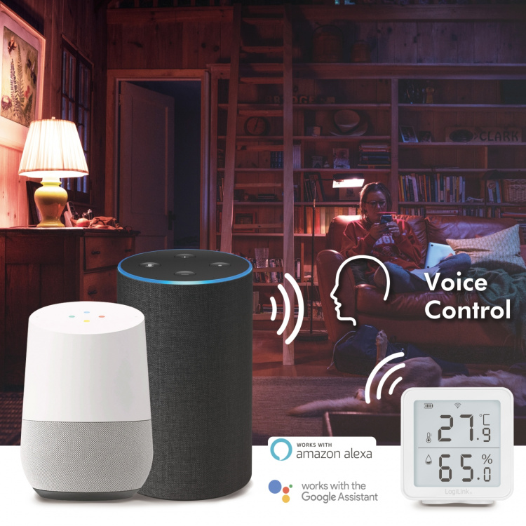 LogiLink Smart Temp- & luftfuktighetsse LogiLink Smart Temp- & luftfuktighetsse