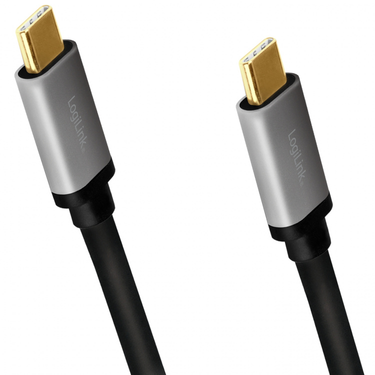 LogiLink USB-C-kabel PD 3.0 100W 10Gbps