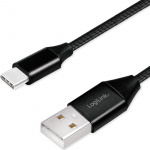 LogiLink USB-USB-C Ladd/synk-kabel 15W