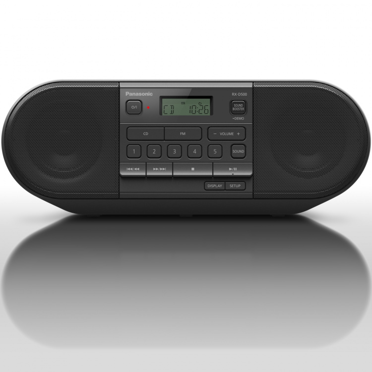 Panasonic Kraftfull bärbar radio med CD Panasonic Kraftfull bärbar radio med CD