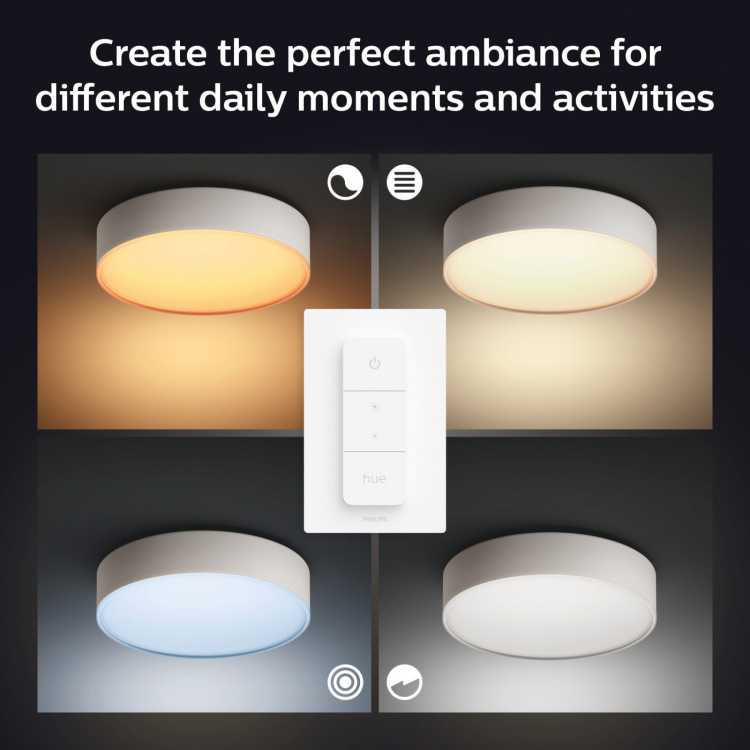 Philips Hue Enrave L Taklampa White Am