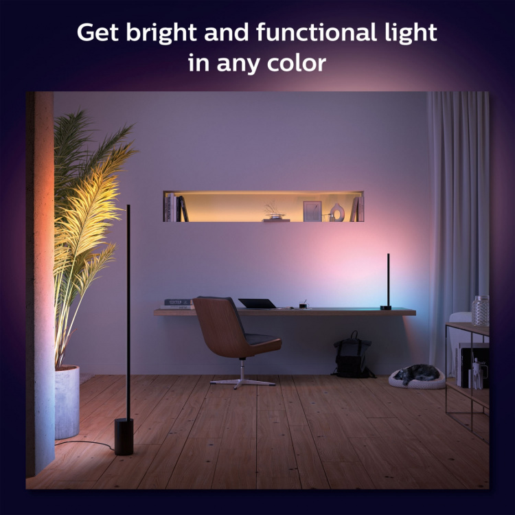 Philips Hue Gradient Signe pöytävalaisin Wh/väri musta