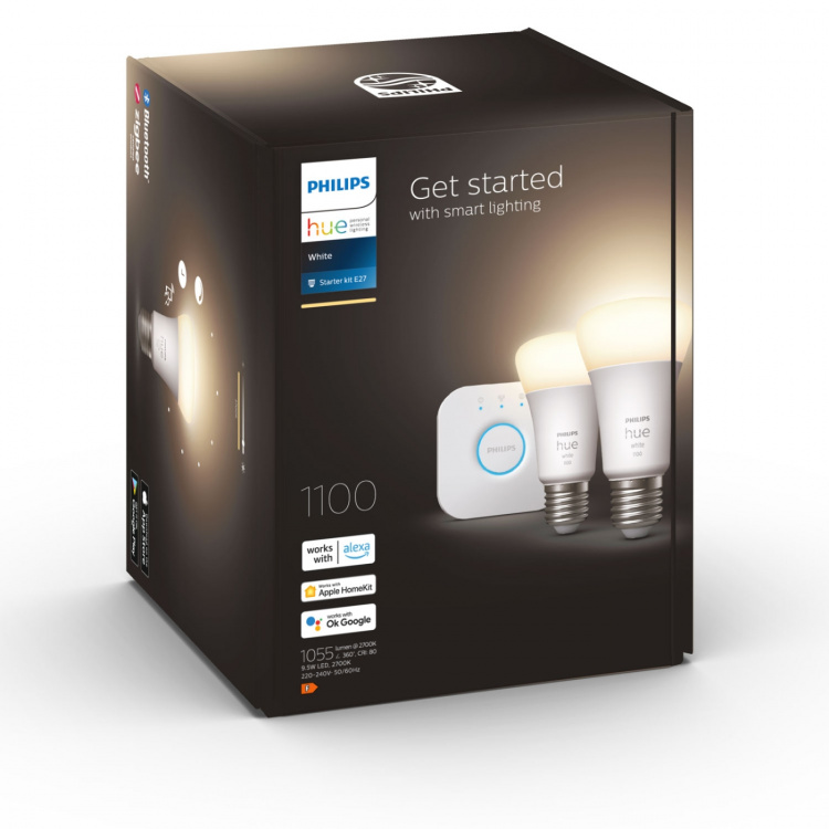 Philips Hue Startkit White 2 x E27
