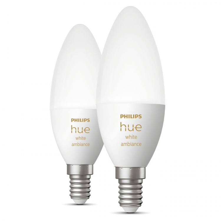 Philips Hue White Ambiance E14 Kron 2- Philips Hue White Ambiance E14 Kron 2-