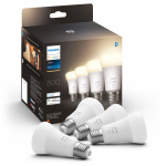 Philips Hue Valkoinen E27 A60 800lm 4-pack 4-pack Philips Hue Valkoinen E27 A60 800lm 4-pack 4-pack