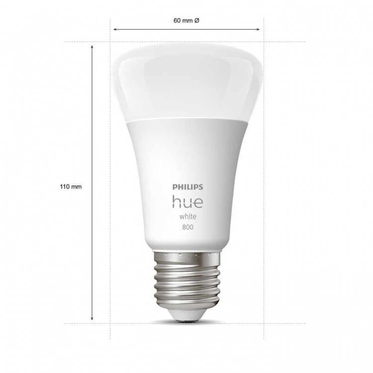Philips Hue Valkoinen E27 A60 800lm 4-pack 4-pack Philips Hue Valkoinen E27 A60 800lm 4-pack 4-pack