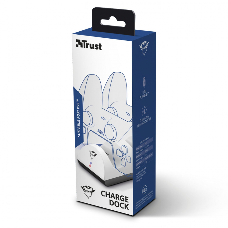 Trust GXT 254 Duo -latauslaite PS5
