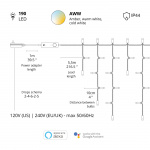 Twinkly Icicle 190 AWW LEDs Gen.II IP4