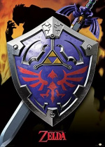 Juliste Legends of Zelda - Hylian Shield - Hylian kilpi