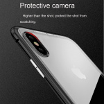 CAFELE iPhone X/XS lasikotelo magneettilukolla hopeanväriselle mallille