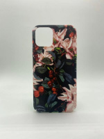 Marmorinen kotelo kirsikalla iPhone 11 Pro Maxille